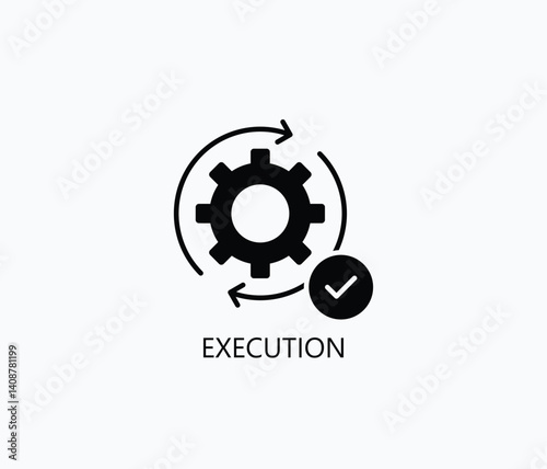 Execution Icon Or Logo Isolated Illustration