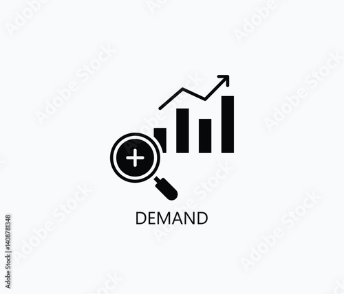 Demand Icon Or Logo Isolated Illustration