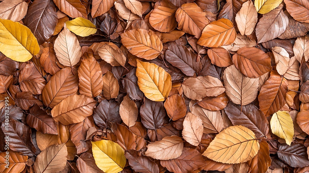Fototapeta premium Autumn Leaves on Ground