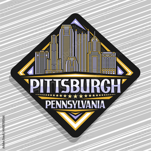 Vector logo for Pittsburgh