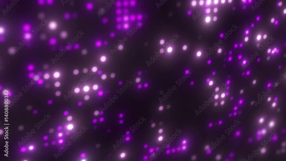 purple and pink abstract geometrics with glowing dots shapes on dark background animation video purple and pink abstract geometrics with glowing dots shapes on dark background animation video