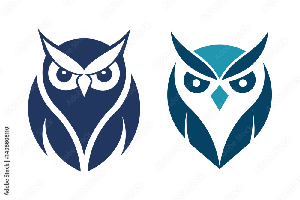 Obraz premium owl on white background