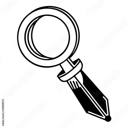 vector magnifying glass