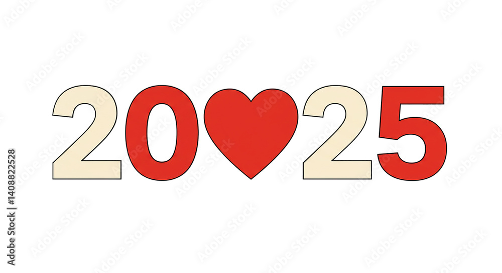 Image showing the year twenty twenty five with a heart in the middle on a black background hand draw transparent background Image showing the year twenty twenty five with a heart in the middle on a black background hand draw transparent background