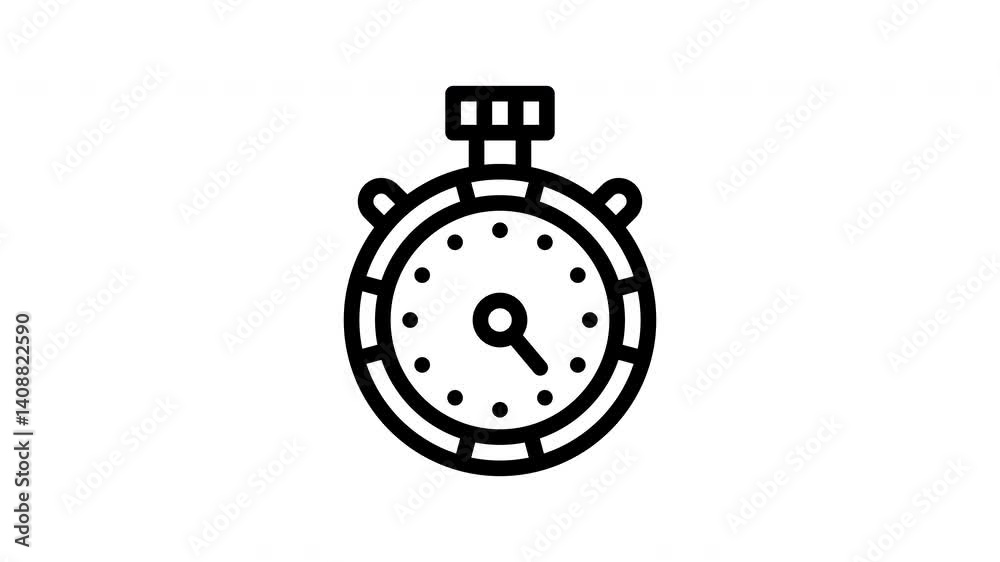 stopwatch animated icon