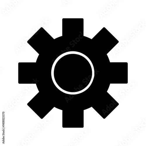 Gear vector icon isolated,cogs,Settings with flat style