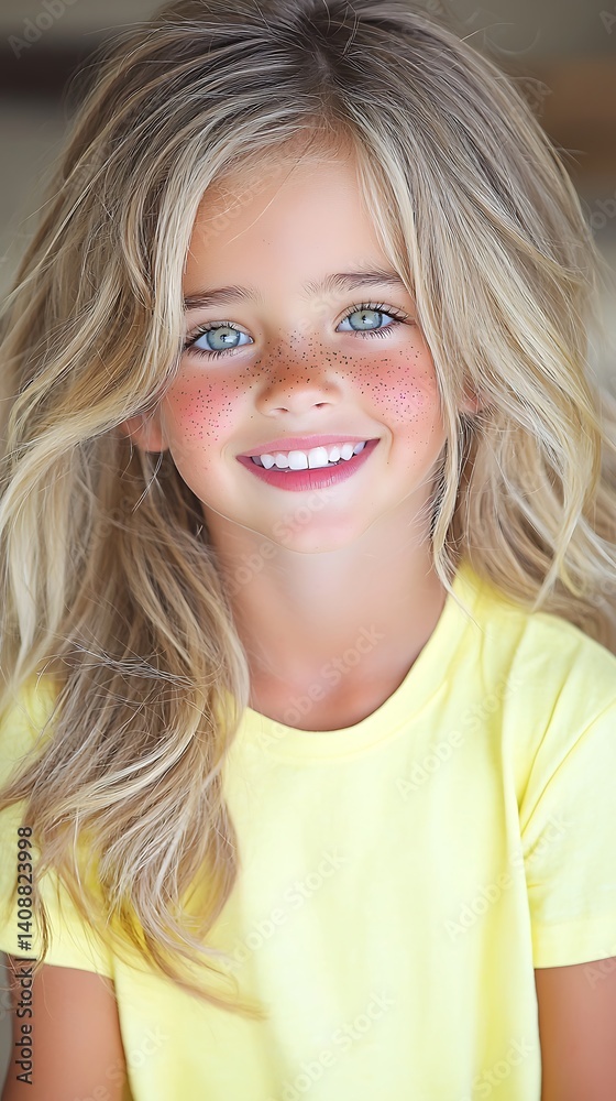 Child Portrait, Smile, Studio