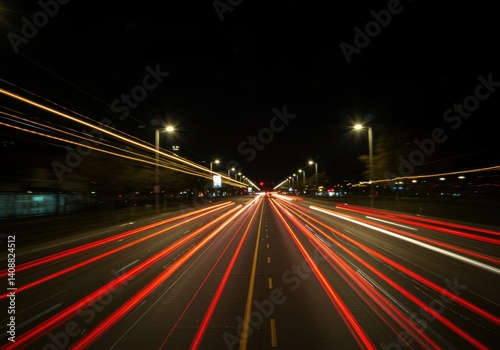 lights from passing cars tracer