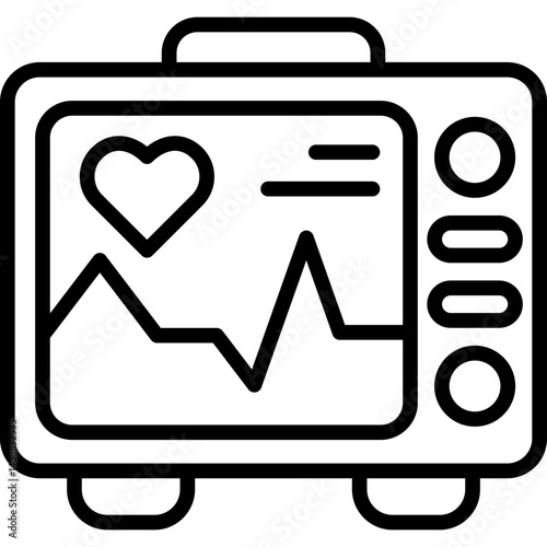 Heart Rate Monitor Icon