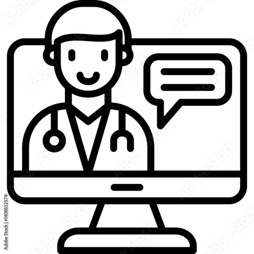 Doctor Consultation Icon