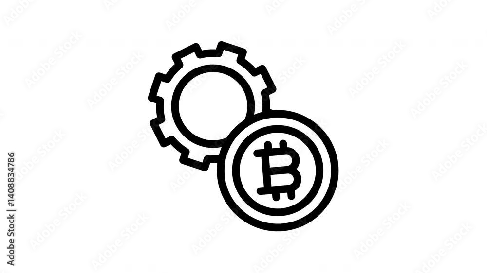 digital money animated icon