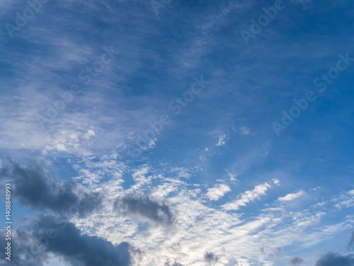 夕暮れの澄んだ空と雲24