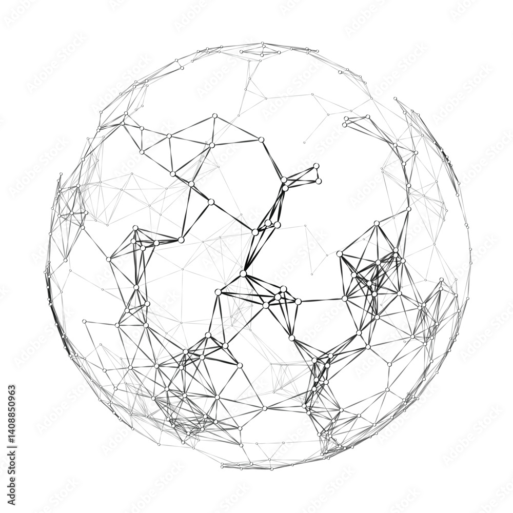 Celestial Sphere - Abstract Vector Art