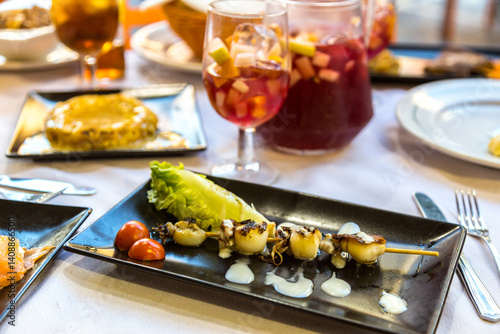 Sangria and tapas, Seville, Andalusia, Spain