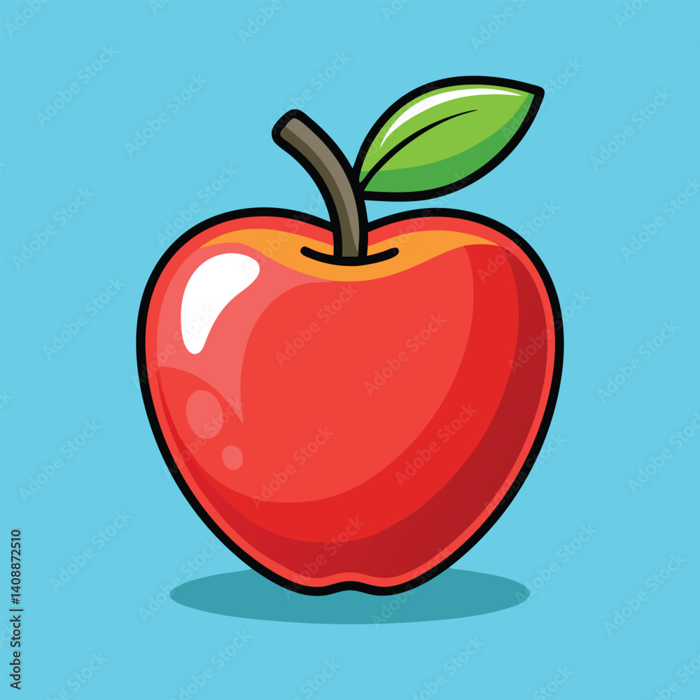 red apple vector illustration red apple vector illustration