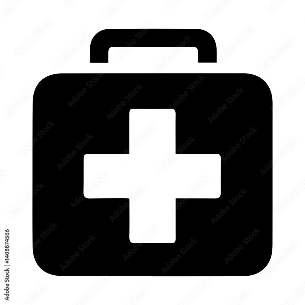First aid kit medical box icon with transparent background First aid kit medical box icon with transparent background