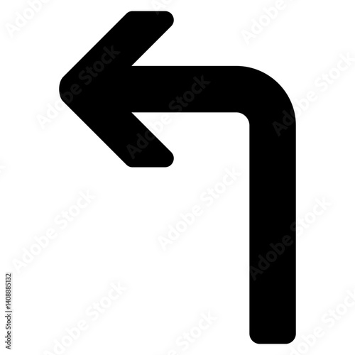 Turn Left Icon
