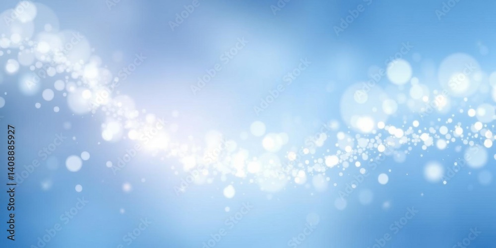Sparkling Blue Bokeh Background Light Shiny Festive Abstract Sparkling Blue Bokeh Background Light Shiny Festive Abstract
