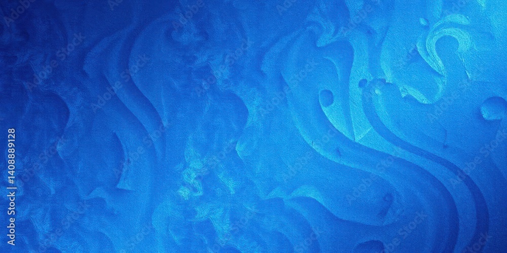 Fototapeta premium Abstract Blue Swirl Texture Background Design Pattern