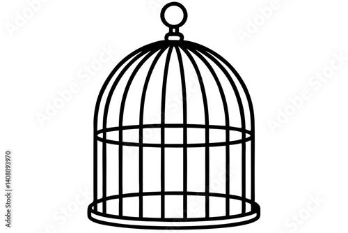 bird cage  silhouette