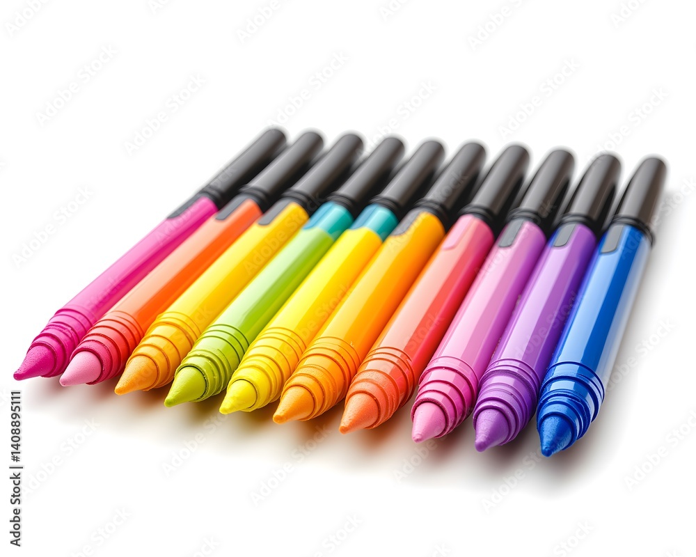 Colorful Crayon Markers