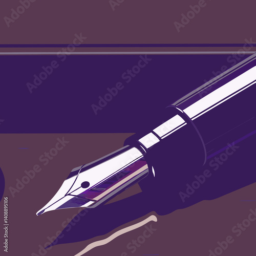 A ball pen nib