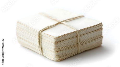 Obraz na płótnie Stack of Tied Paper w salonie
