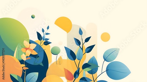Abstract Floral Design