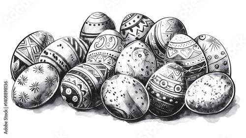 Obraz na płótnie Decorative Easter Eggs w salonie
