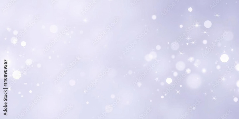 Fototapeta premium Lavender Sparkle Background Bokeh Lights Soft Elegant Glimmering Shimmering Festive Winter Holiday