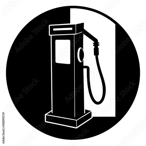 gas pump vector illustration