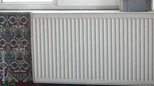 Wallpaper Mural Radiator design in modern home with patterned tiles Torontodigital.ca