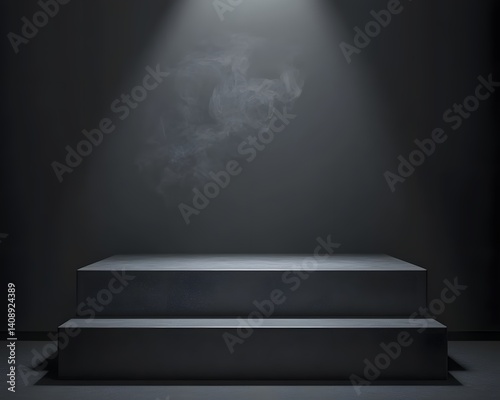 Dark Stone Platform Product Display Mockup