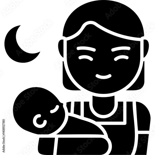 Overnight Babysitter Icon