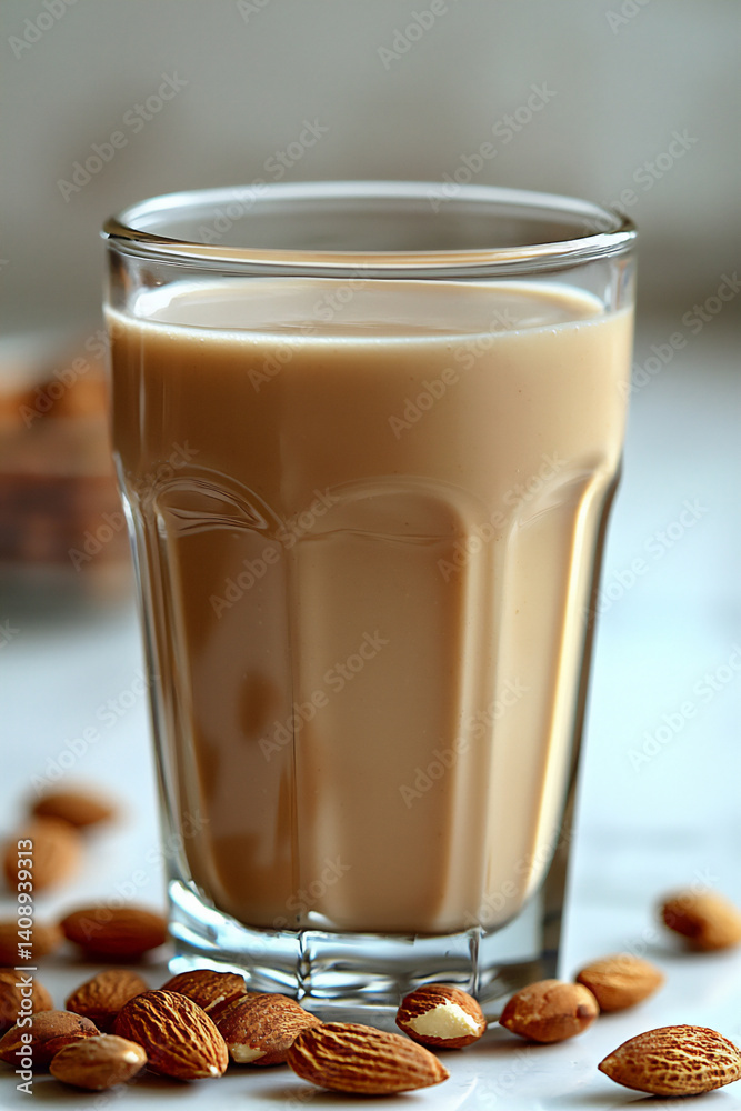 almond milk, almond milk,