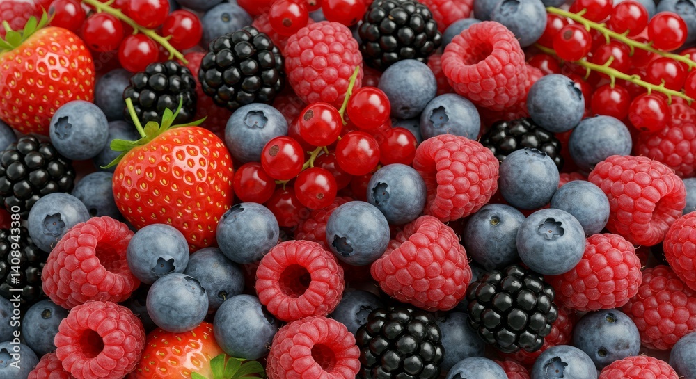 A Colorful Abundance of Fresh Berries A Colorful Abundance of Fresh Berries