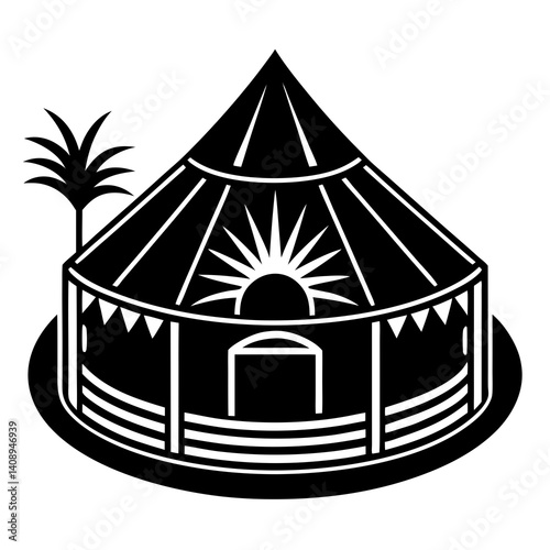 circus tent icon