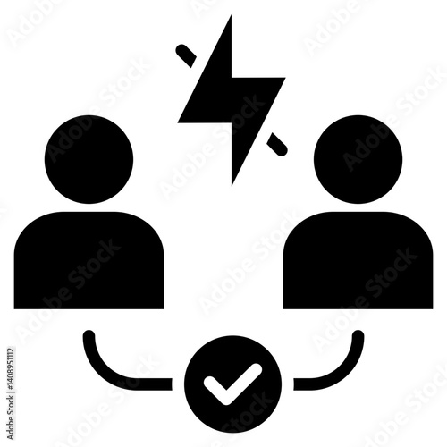 Conflict Resolution Icon