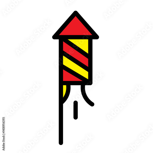 Carnival Party Vector Filled Icon Design
