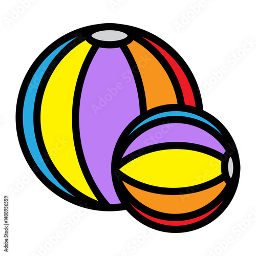 Carnival Fun Vector Filled Icon Design