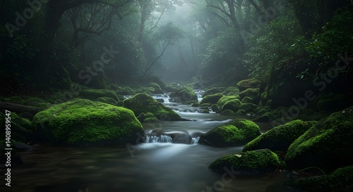 river in the forest