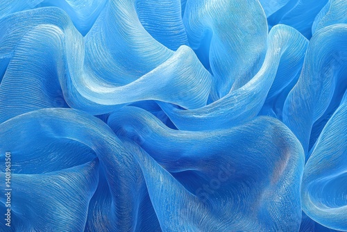 Azure Fabric Texture