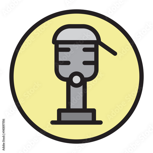 Freestyle Rapper   Vector Filled Icon Design