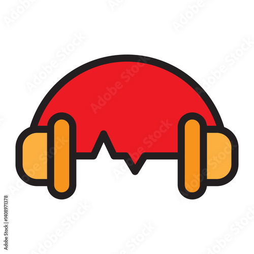 Rap Cipher Circle   Vector Filled Icon Design