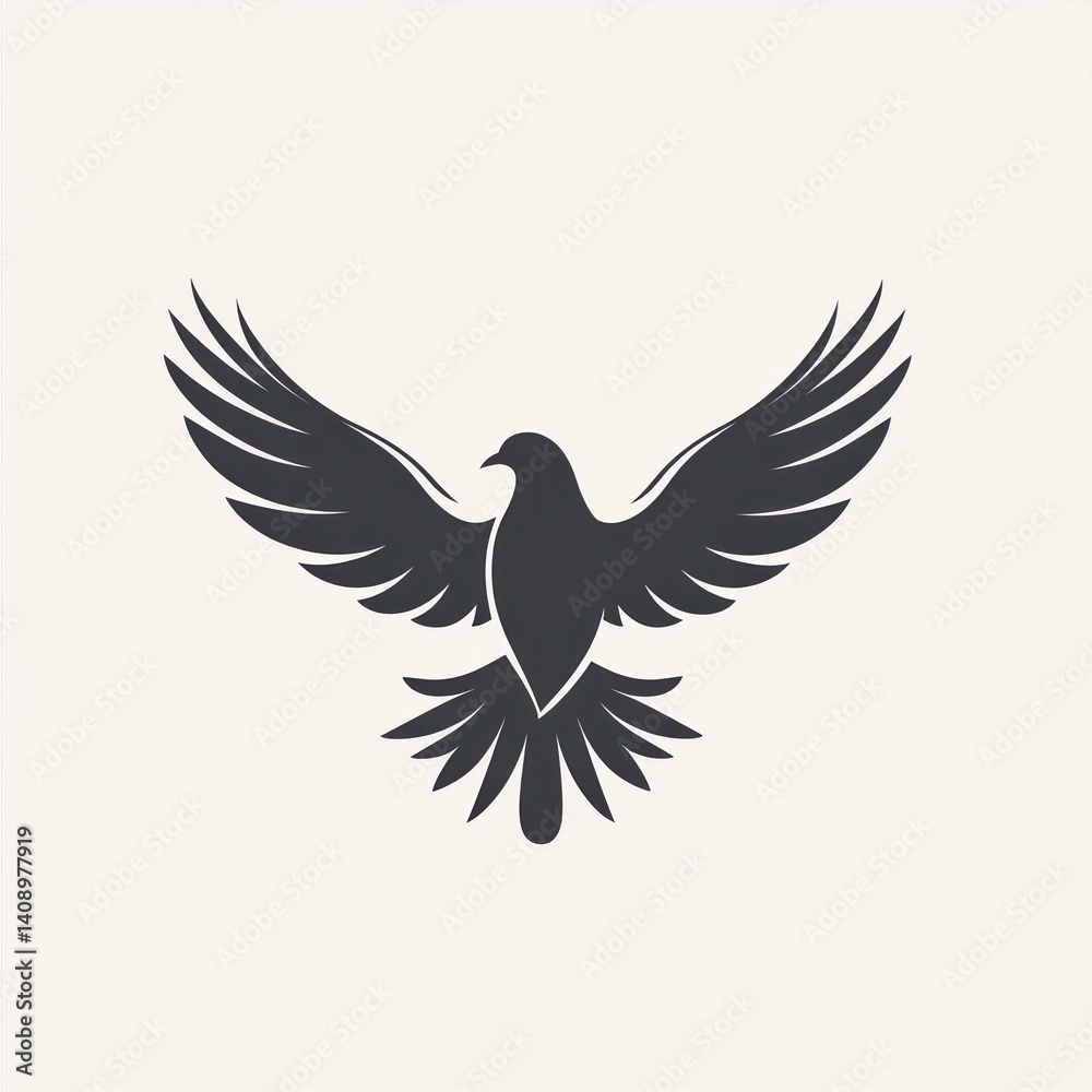 Fototapeta premium Soaring Dove Logo