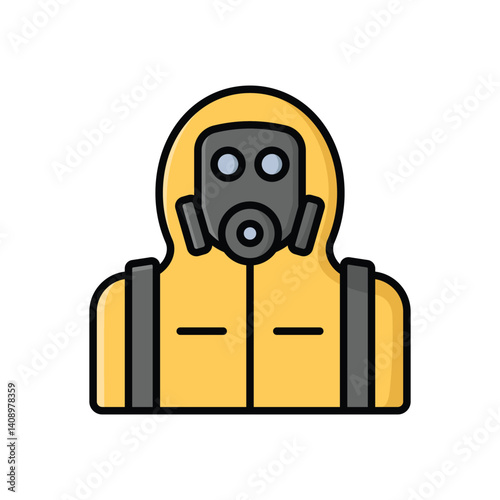 hazmat icon vector design template simple and clean