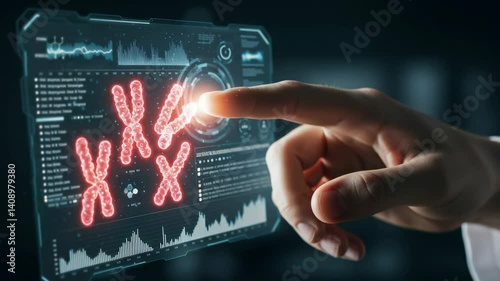 User Interface Interaction with Digital Genetic Data Visualization at a Biotech Laboratory