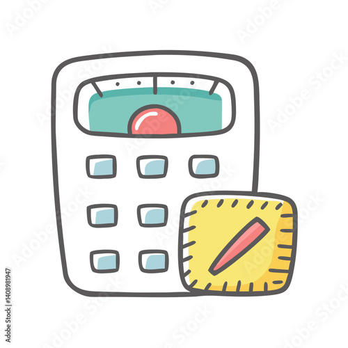bmi calculator icon, bmi calculator vector illustration-simple illustration of bmi calculator, perfect for bmi calculator logos and icons