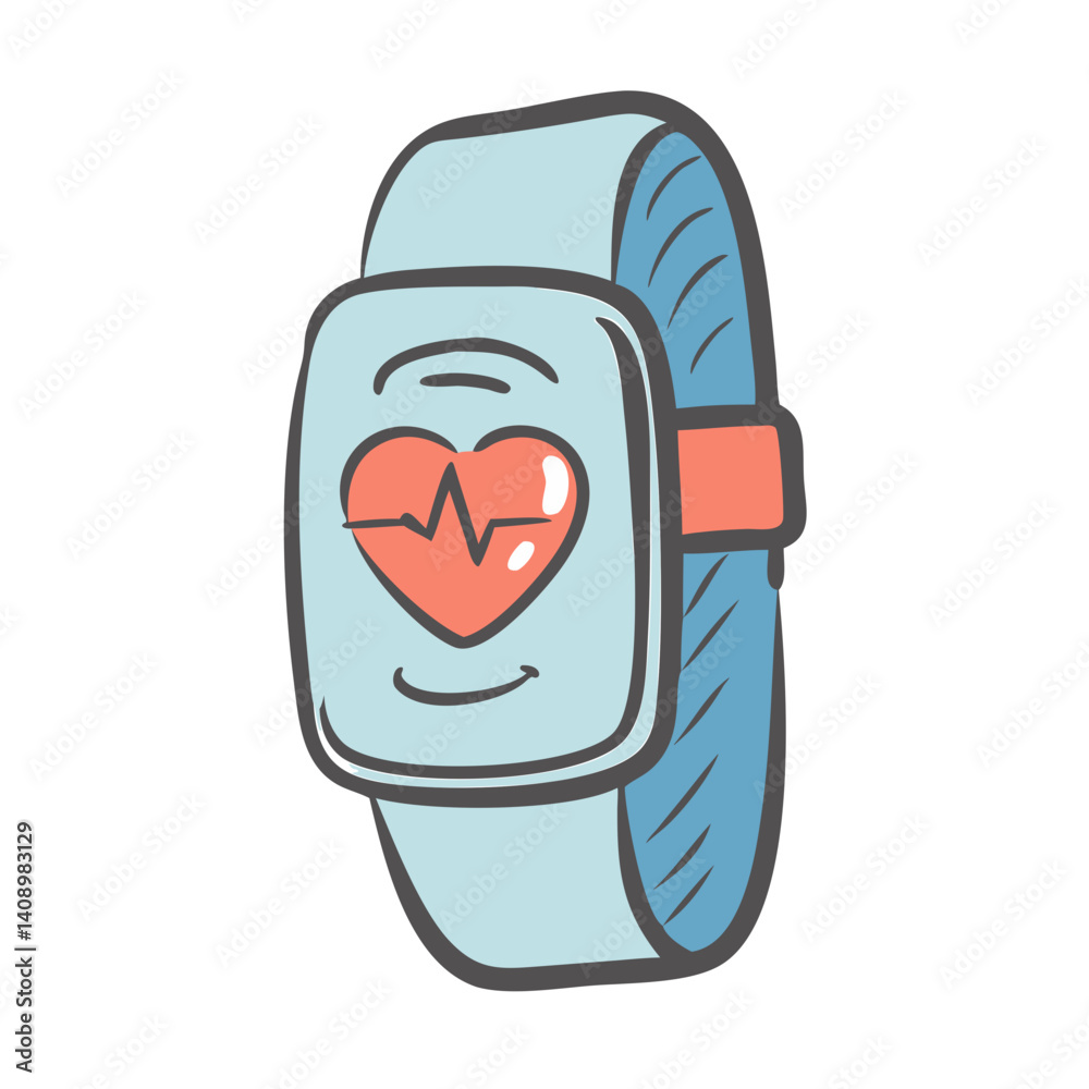 fitness tracker icon, fitness tracker vector illustration-simple illustration of fitness tracker, perfect for fitness tracker logos and icons