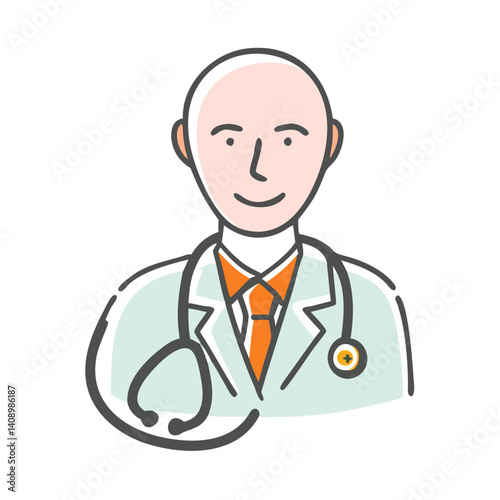 oncologist icon, oncologist vector illustration-simple illustration of oncologist, perfect for oncologist logos and icons